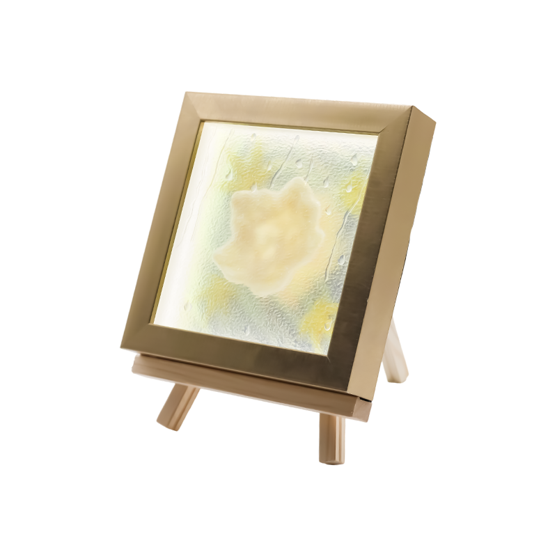 Négyzet világos sárga juharlevél Art Light - Maple Frost