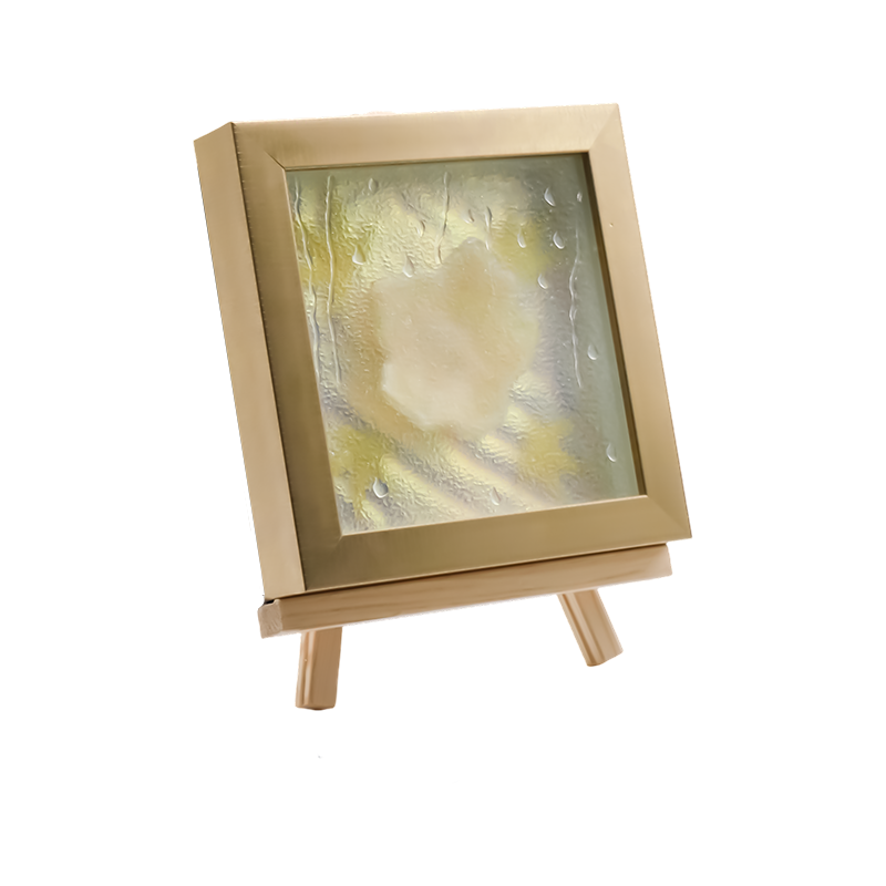 Négyzet világos sárga juharlevél Art Light - Maple Frost